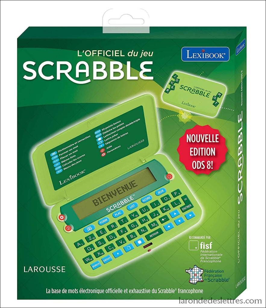 Dictionnaire électronique Lexibook Scrabble Nouvelle édition ODS9 - Autre  jeux éducatifs et électroniques - Achat & prix