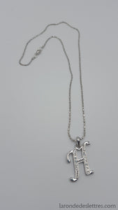 Collier Lettre Alphabet