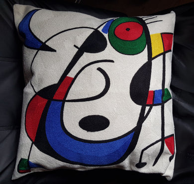 Housse De Coussin Brodée - Miró Housse