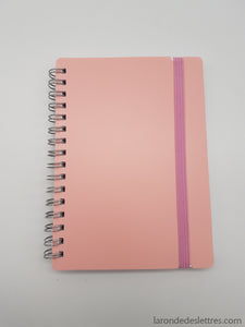 Petit Carnet À Personnaliser Rose Pâle Bijoux