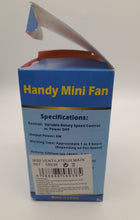 Charger l'image dans la galerie, Ventilateur à main Rond vitesse variable