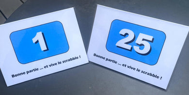 Offre Club - 25 numéros de table