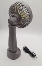 Charger l'image dans la galerie, Ventilateur gris avec base