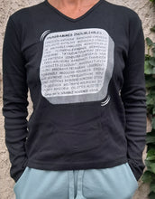 Charger l&#39;image dans la galerie, T-Shirt adulte &quot;Anagrammes inoubliables&quot; col en V
