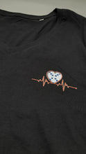 Charger l&#39;image dans la galerie, T-Shirt adulte &quot;coeur scrabble diagramme&quot;