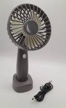 Charger l'image dans la galerie, Ventilateur gris avec base