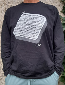 T-Shirt adulte "Anagrammes inoubliables" col rond