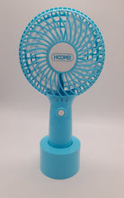 Charger l'image dans la galerie, Ventilateur bleu avec base