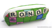 Charger l&#39;image dans la galerie, Trousse ronde Scrabble cousu main - La Ronde des Lettres