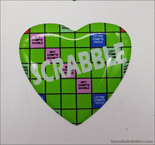 Charger l&#39;image dans la galerie, Autocollant Coeur Scrabble À Lunité Kit