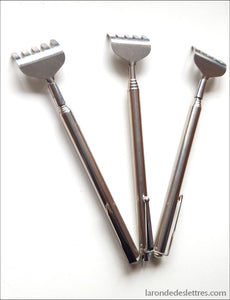 Gratte-dos télescopique avec pince de maintien, 16,5 - 52 cm - PEARL