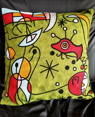 Housse De Coussin Brodée - Univers Housse