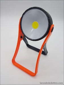 Lampe Pliable Et Orientable Orange