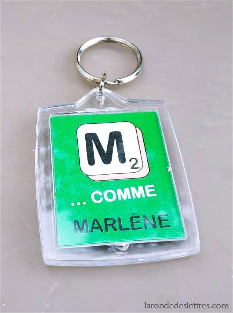 Porte-clés Maillot uni personnalisé prénom
