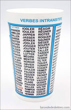 Charger l&#39;image dans la galerie, Verre Plastique Scrabble Verbes intransitifs - La Ronde des Lettres